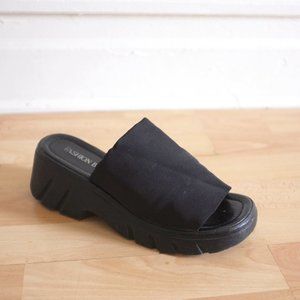 90's Platform Sandals, Mules